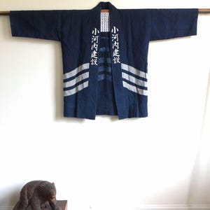 Vintage Japans indigo geverfd hantenjack