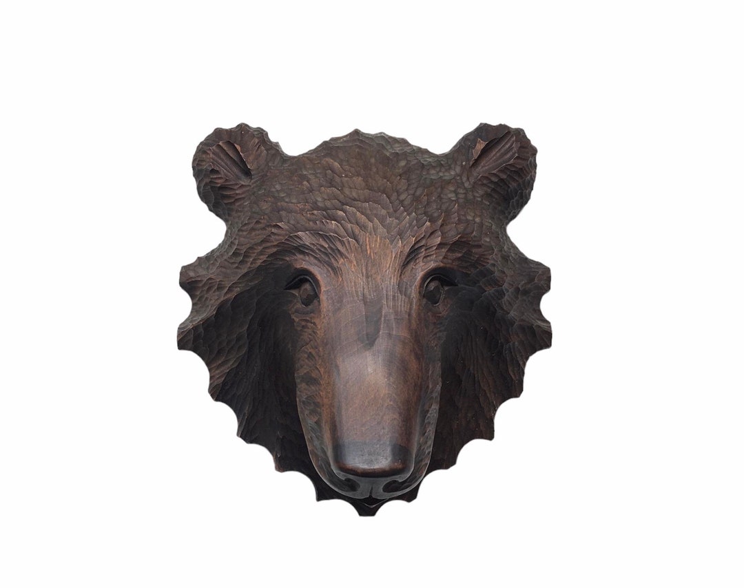 Vintage 1960s Japanese Ainu Bear Wood Carving - Etsy