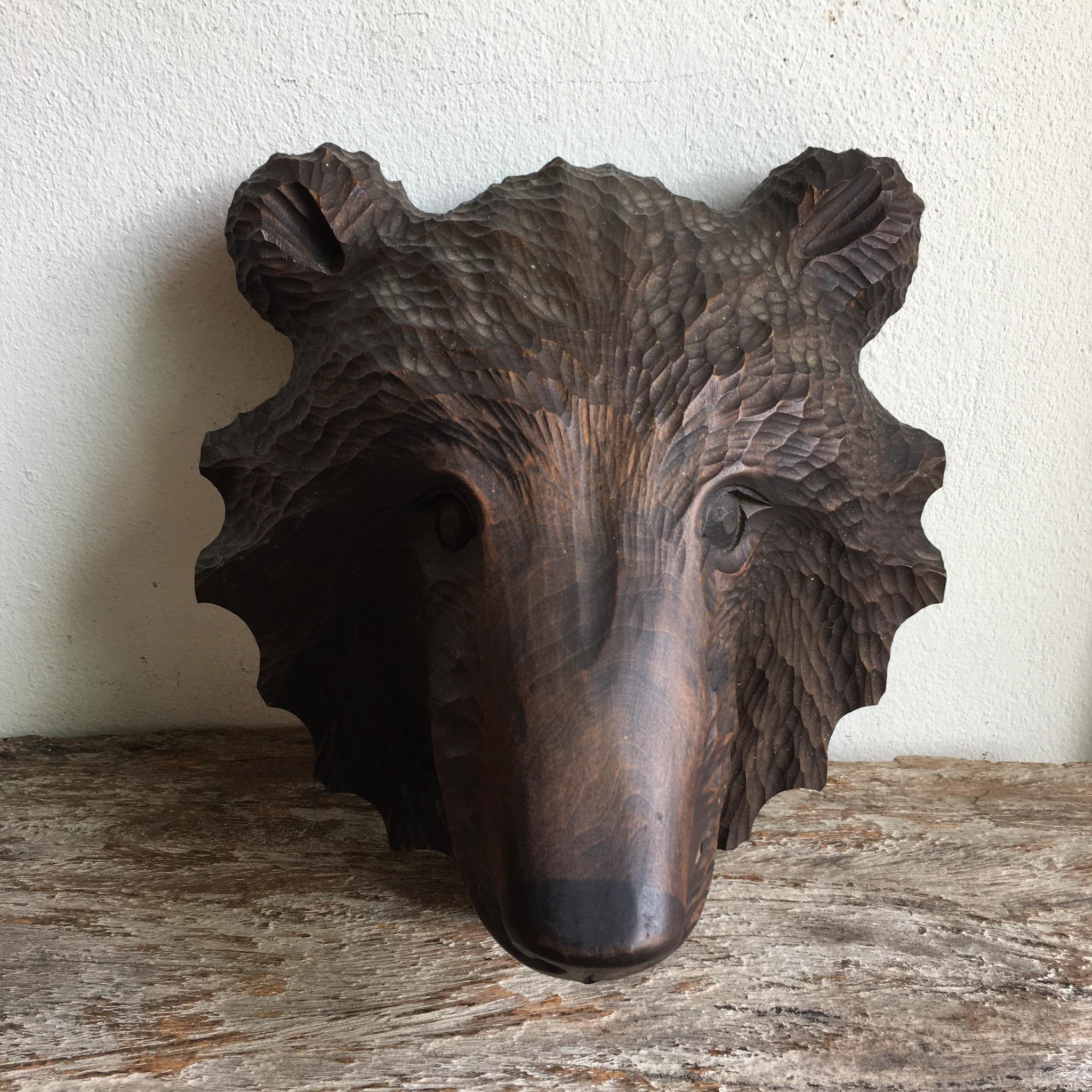 Vintage 1960s Japanese Ainu Bear Wood Carving - Etsy