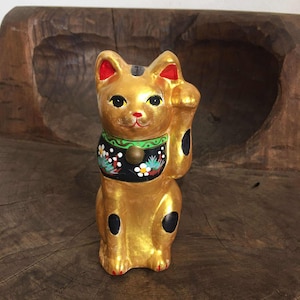 Japanese Vintage Maneki neko , Lucky Cat