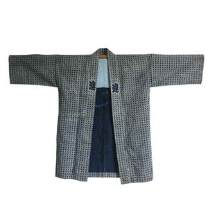 Vintage Japanese indigo dyed hanten jacket