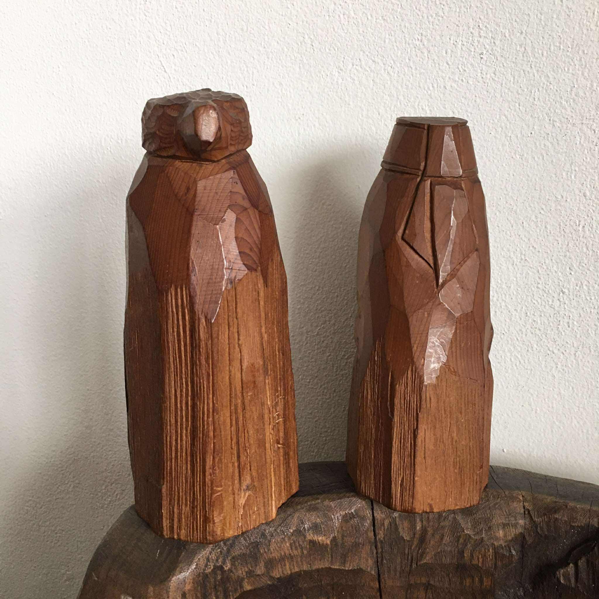 アイヌ木彫 1960年代のヴィンテージアイヌ木彫り - Etsy 日本