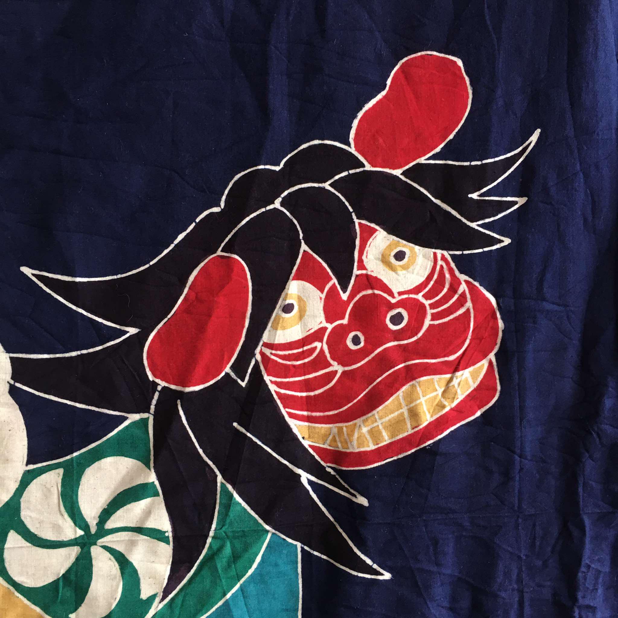 ヴィンテージ 日本の藍染めのれん - Etsy 日本