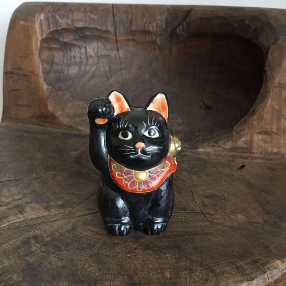Japanese Vintage Maneki Neko , Lucky Cat - Etsy