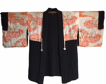 Vintage japansk Kimono Haori jacka