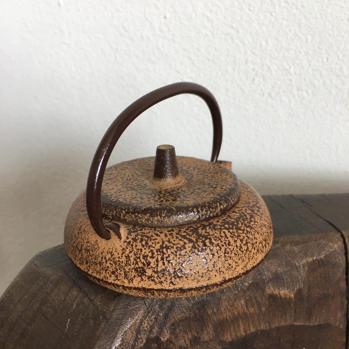 Japanese Nanbu Ironware Paperweight Red Ink Box Rare Form - Etsy