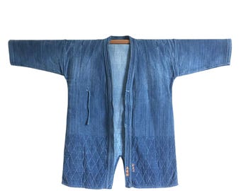Vintage Japanese indigo dyed Kendo Gi jacket