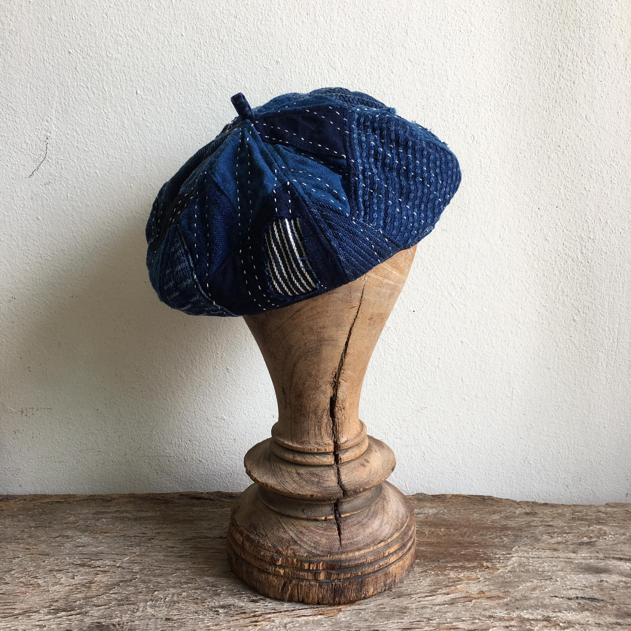 ✝️boro clothing ScrapQuilt Beret✝️ Boro Patchwork Japan Fabric Beret Hat - Etsy