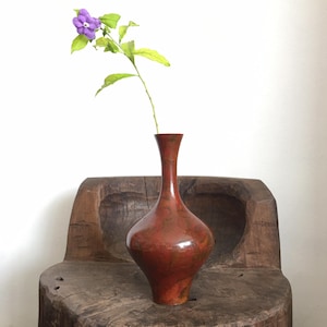 Japanische Vintage Bronze Vase Ikebana