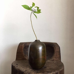 Vintage Japanische Bronze Ikebana Vase Dekoration