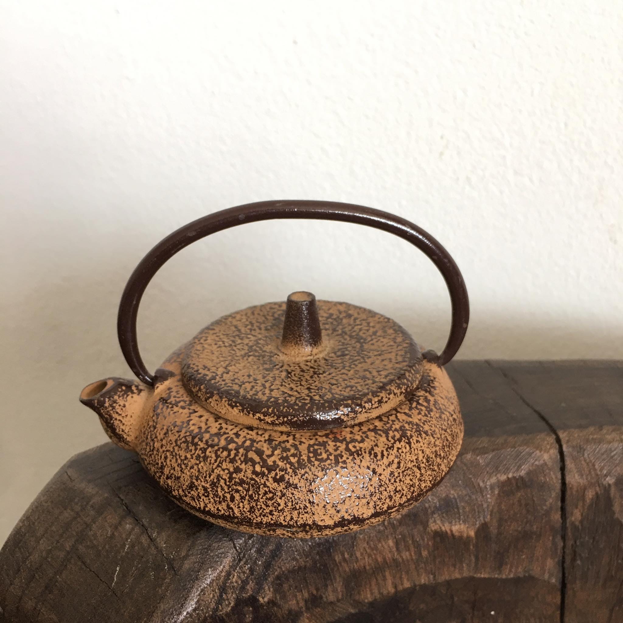 Japanese Nanbu Ironware Paperweight Red Ink Box Rare Form - Etsy