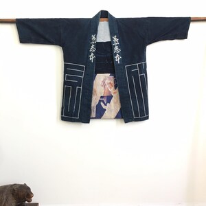 Vintage Japanse indigo geverfd hanten jasje