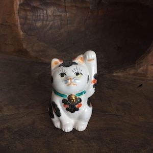 Japanese Vintage Maneki neko , Lucky Cat