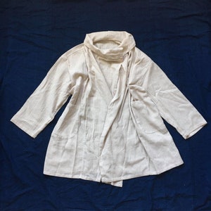 Japanese Style Oversized Cotton Fabric Unisex Coat