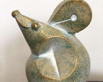 Vintage Saegusa Sotaro Rat Cast Iron Artist - Etsy