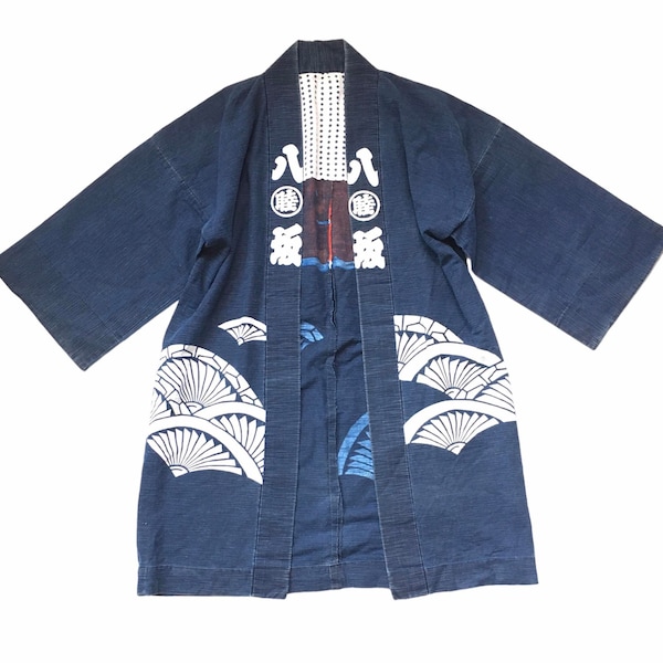 veste hanten teinte indigo japonaise vintage