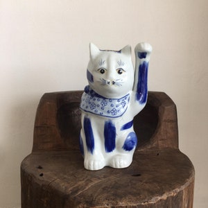 Japanese Vintage Maneki neko , Lucky Cat