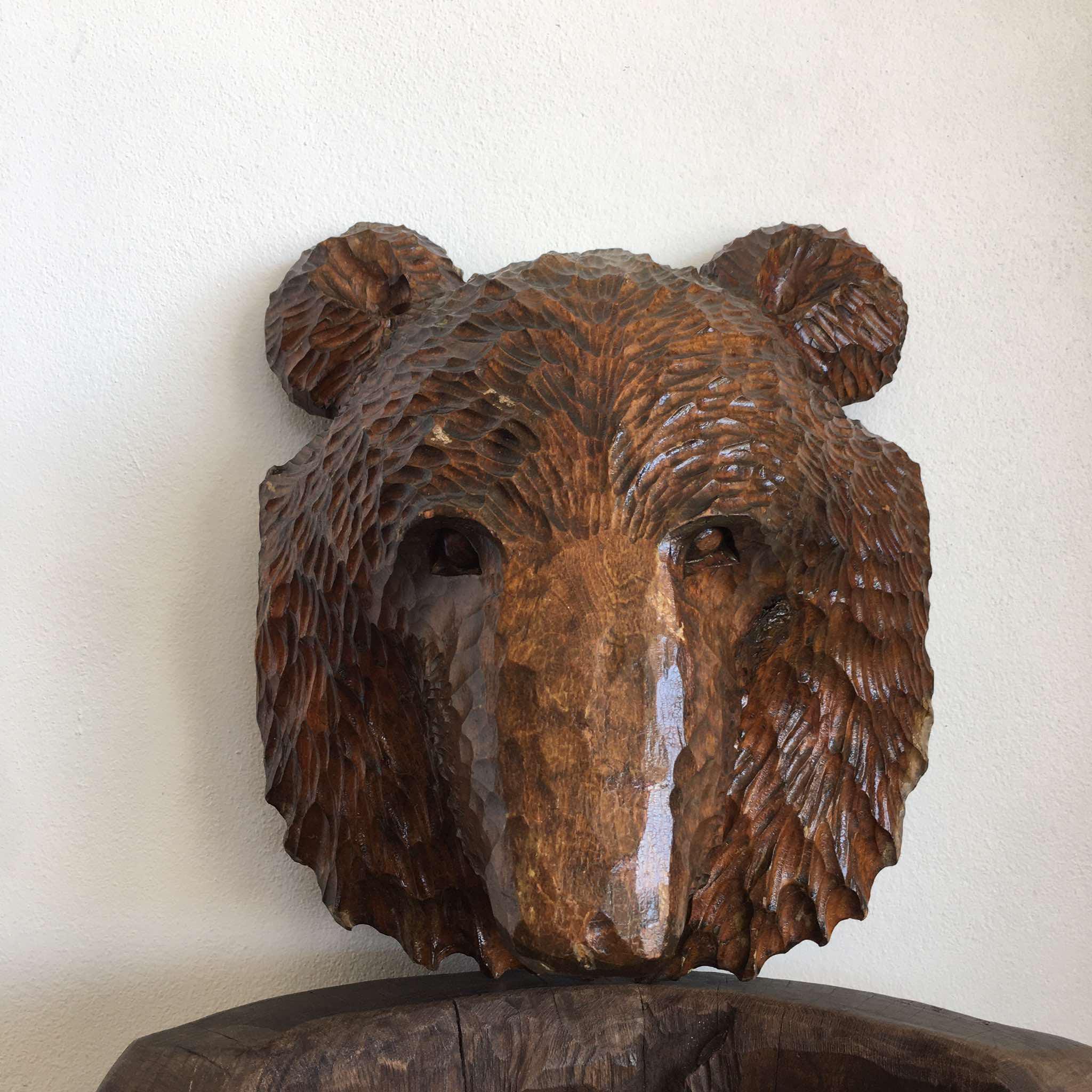 Vintage 1960s Japanese Ainu Bear Wood Carving - Etsy