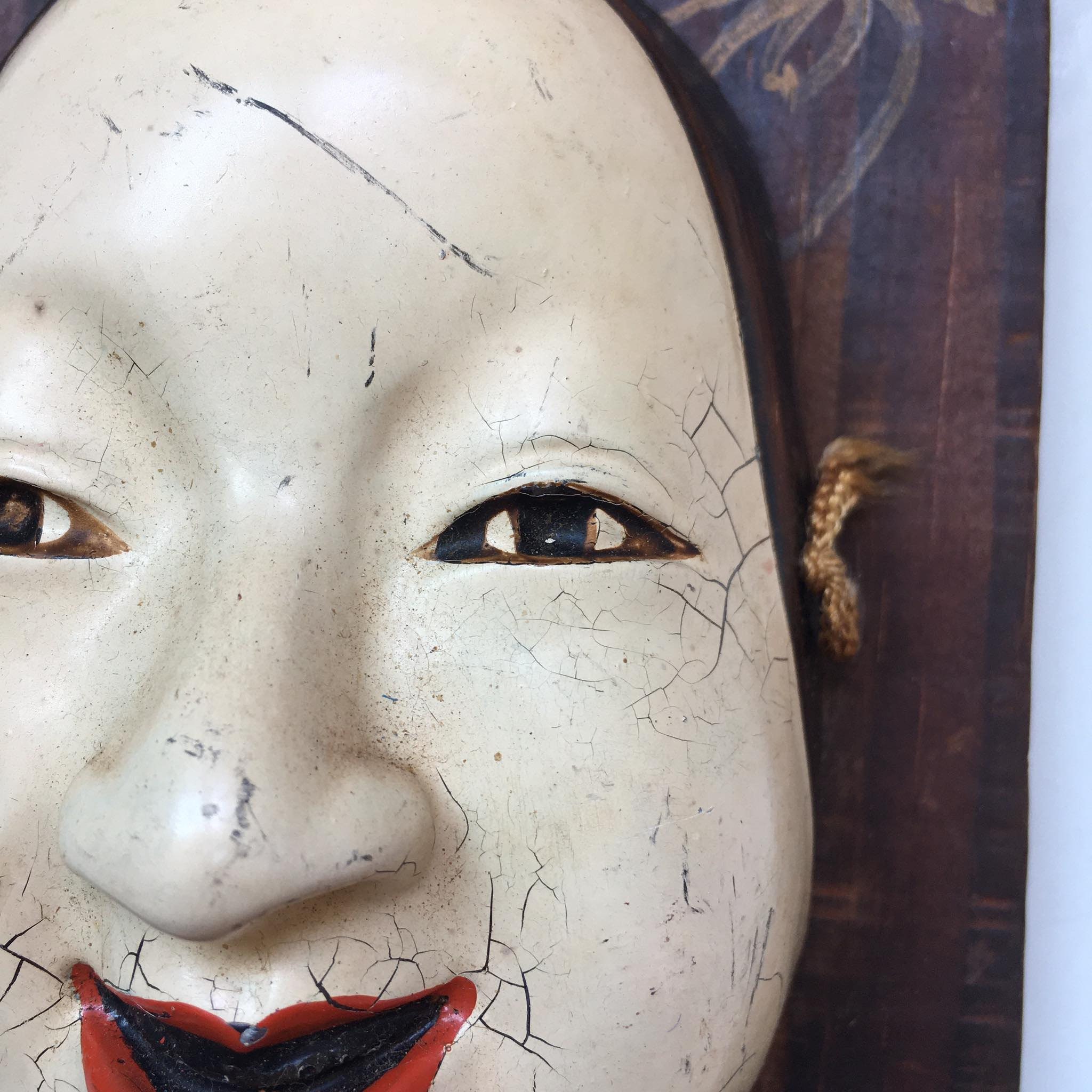 Vintage Japanese Pottery Noh Mask -ko Omote 1940s Art Craft - Etsy