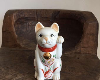 日本のヴィンテージ招き猫、ラッキーキャット