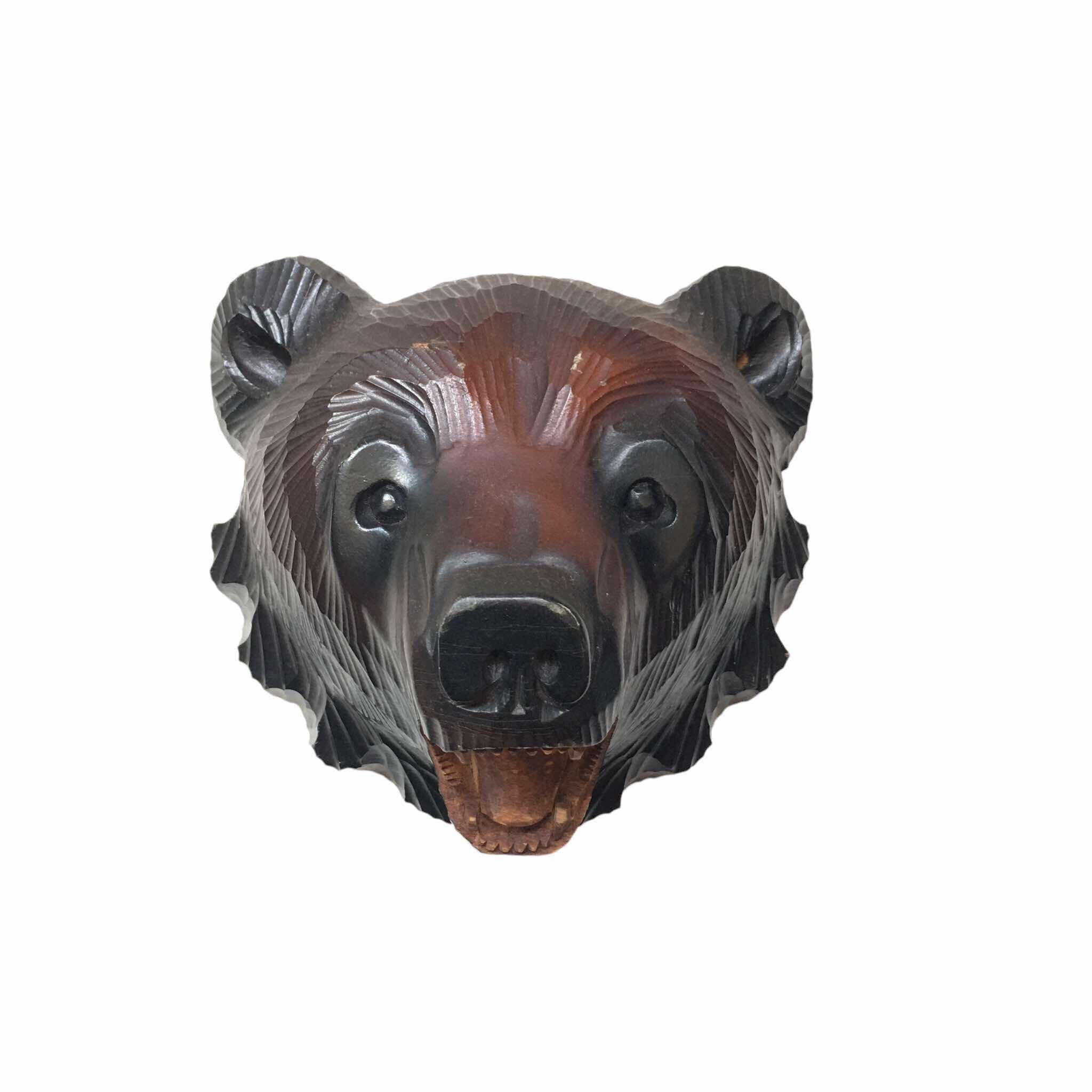 1970 年代のヴィンテージ アイヌ クマの木彫り - Etsy 日本