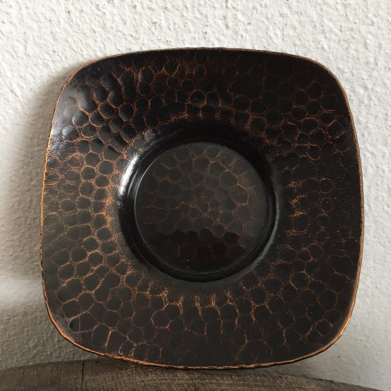 Vintage Japanese Bronze Copper Coasters 5 Pcs - Etsy
