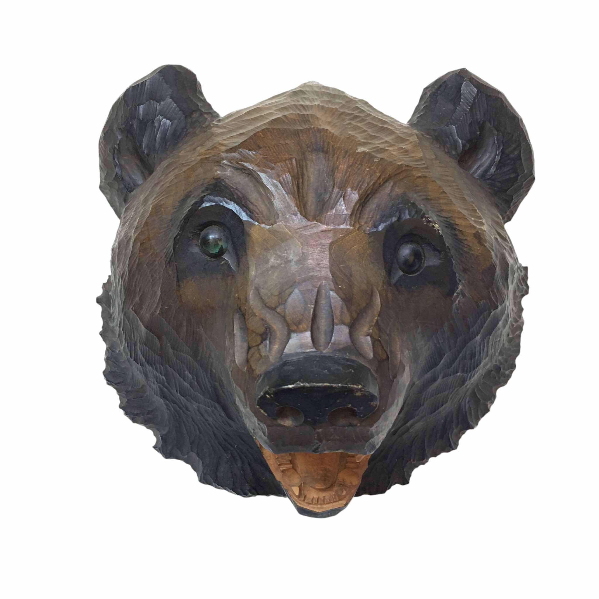 1960 年代のヴィンテージ アイヌ クマの木彫り - Etsy 日本