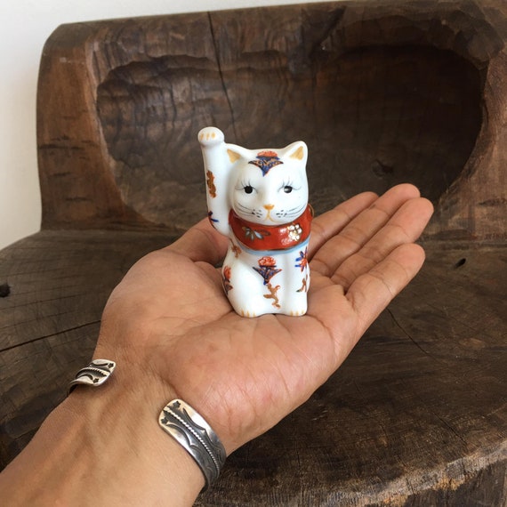 日本のヴィンテージ招き猫、ラッキーキャット - Etsy 日本