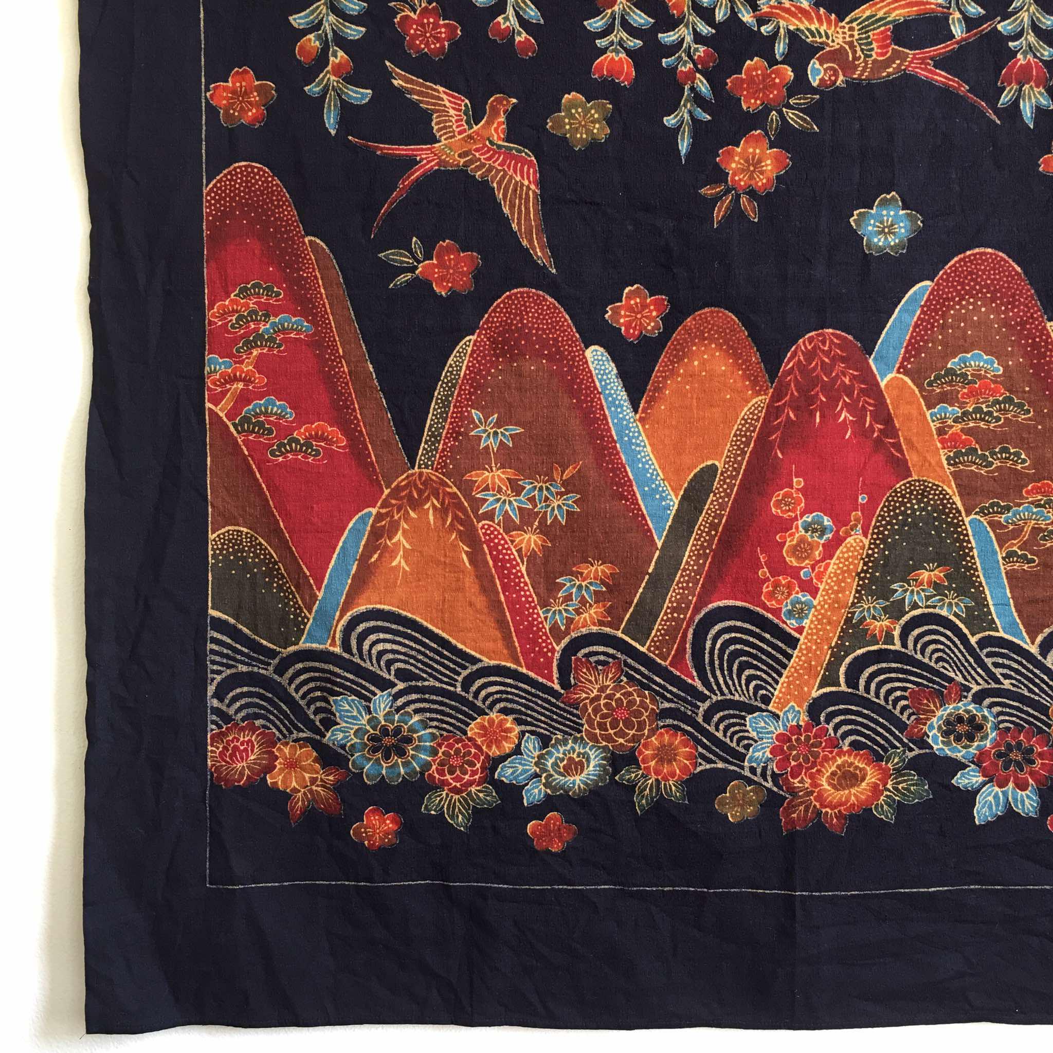 Vintage 1960s Japanese Indigo Fabric - Etsy