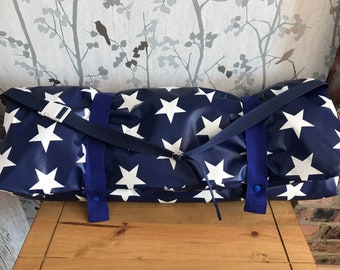 blue star changing mat