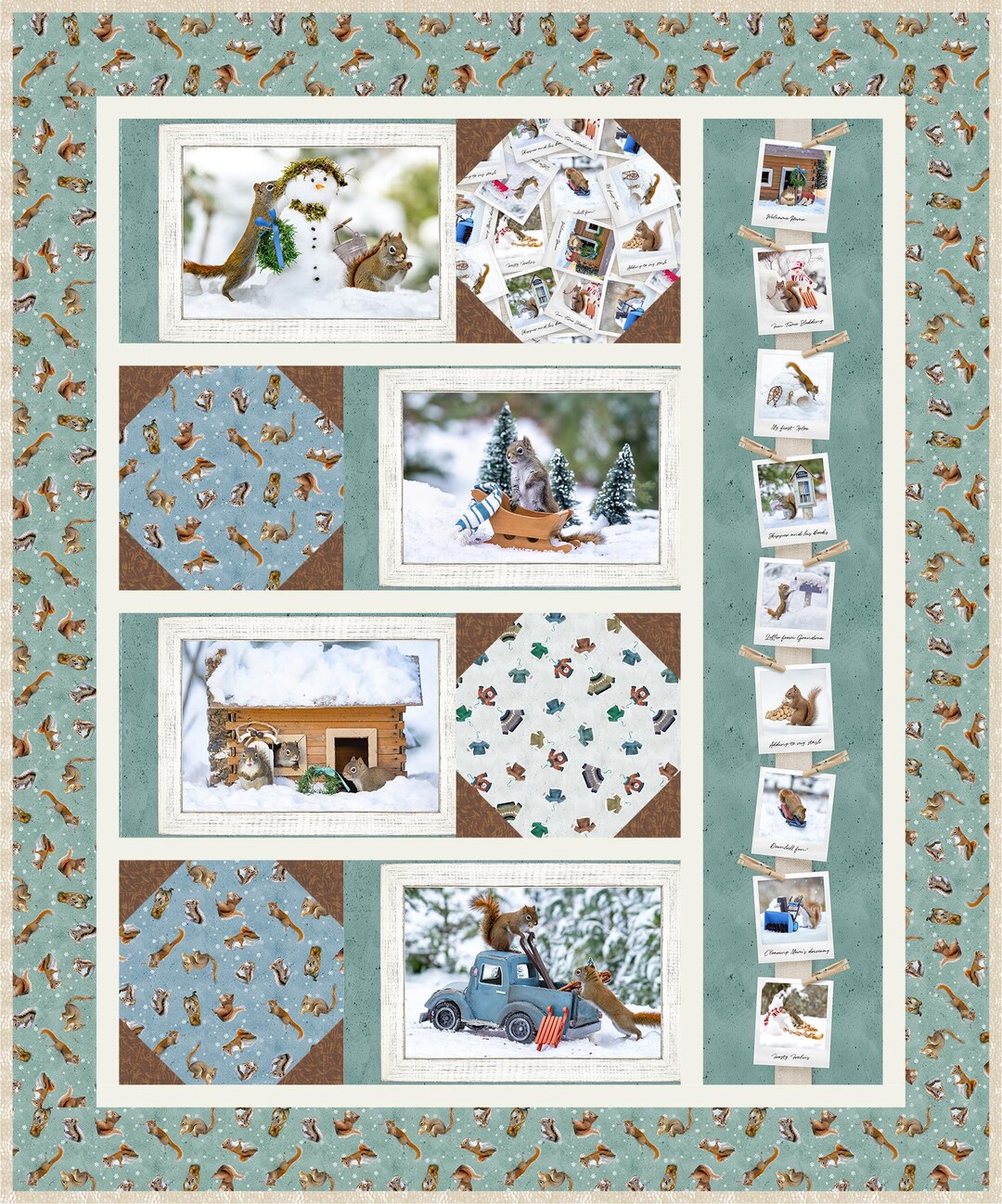 PDF QUILT PATTERN - Postcards - Clothworks - the Secret Life of ...