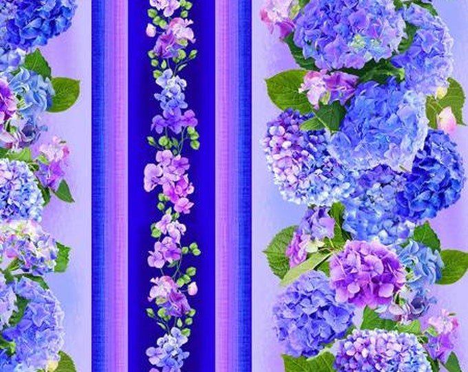 Border Stripe From the Hydrangea Bliss Collection by Chong-a Hwang for ...