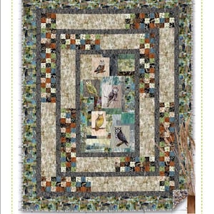 Quilt PATTERN - Bubble Wrapped - Wildwonder Quilt Pattern by Quilting Renditions - 3 Sizes - A Sized Pieced Panel Quilt Pattern