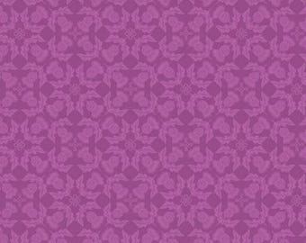 Purple Thistle on Highlands from the Highlands Collection by Lewis & Irene - Priced by the 1/2 yard - Fabric NOT cut until sold