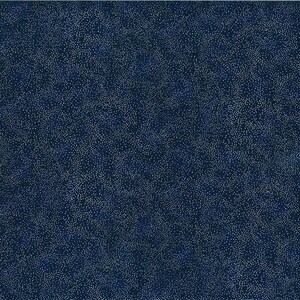 Navy Blue with Silver Metallic Dots from the Brilliant Blenders Collection (G8555 19S)by Hoffman - Sold in 1/2 yard increments