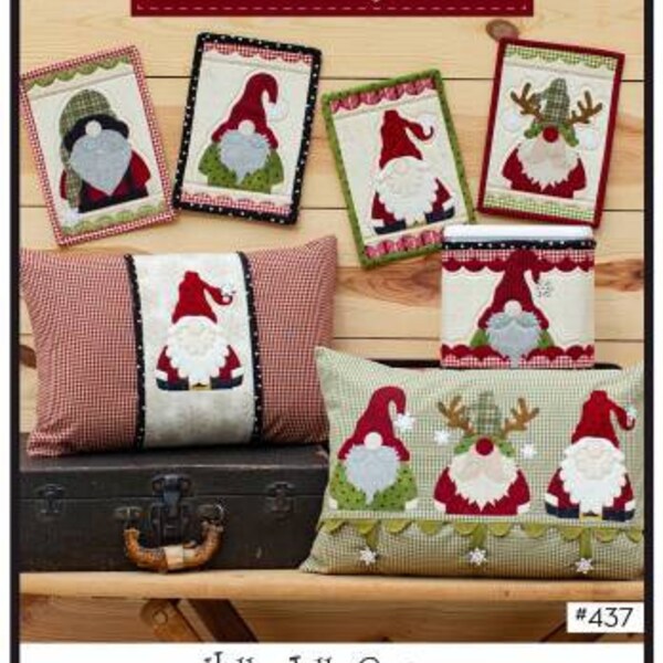 Quilt PATTERN - Holly Jolly Gnomes by The Whole Country Caboodle