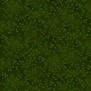 Folio Dark Forest Green 7755-68 by Henry Glass - Sold in 1/2 yard increments - 44/45&quot; width