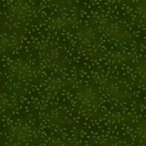 Étui folio vert forêt foncé 7755-68 par Henry Glass - Vendu par incréments de 1/2 mètre - Largeur de 44/45 po.