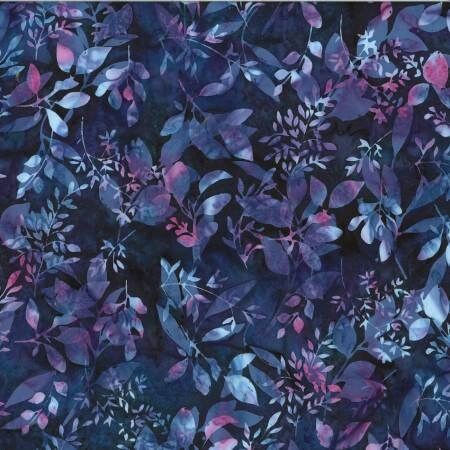 Agate from the Foliages Batik Fabric Collection by Hoffman W2574-235 - Priced/Sold by the half yard yard - Fabric NOT cut before sold