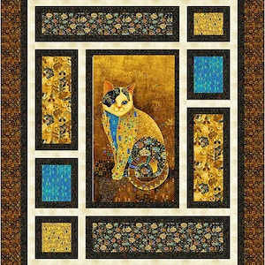 PDF QUILT PATTERN - Picture That - Timeless Treasures Quilt Pattern by Kari Nichols for Quilting Renditions - 72.5" x 88.5"