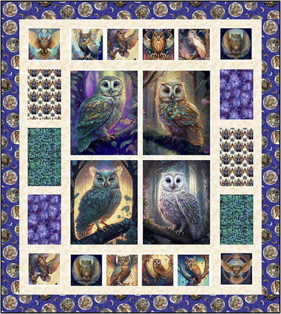 PDF QUILT PATTERN Birds Eye View Quilt Pattern by Kari Nichols for