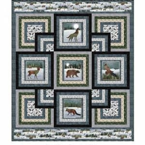 Quilt PATTERN - Step into Moonlight - A Pieced Panel Quilt Pattern by Pine Tree Country Quilts - 64&quot; x 74&quot;