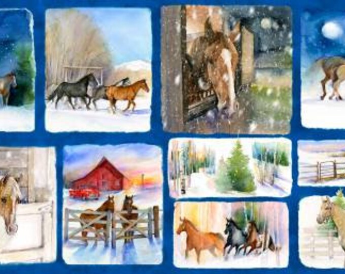 Patchwork Scenes Panel From the Snowfall on the Range Collection by ...