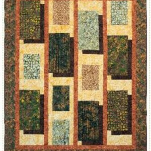 Quilt PATTERN - Accents Quilt Pattern by Quilting Renditions - Up to 68.5&quot; x 83.5&quot;