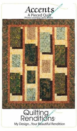 Quilt PATTERN - Accents Quilt Pattern by Quilting Renditions - up