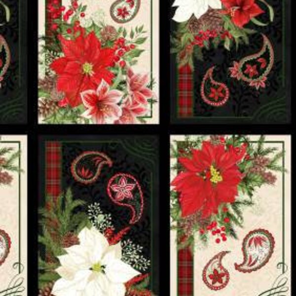 Tartan Holiday Placemat Panel by Wilmington Prints - 23 1/2" x LOF - 4 per panel