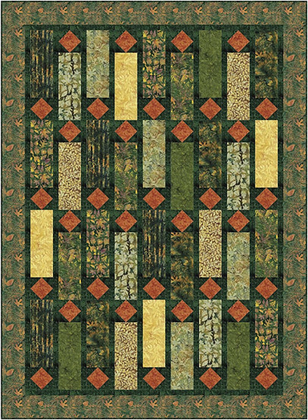 PDF QUILT PATTERN Punctuation Island Batik Pattern by Kari Nichols for