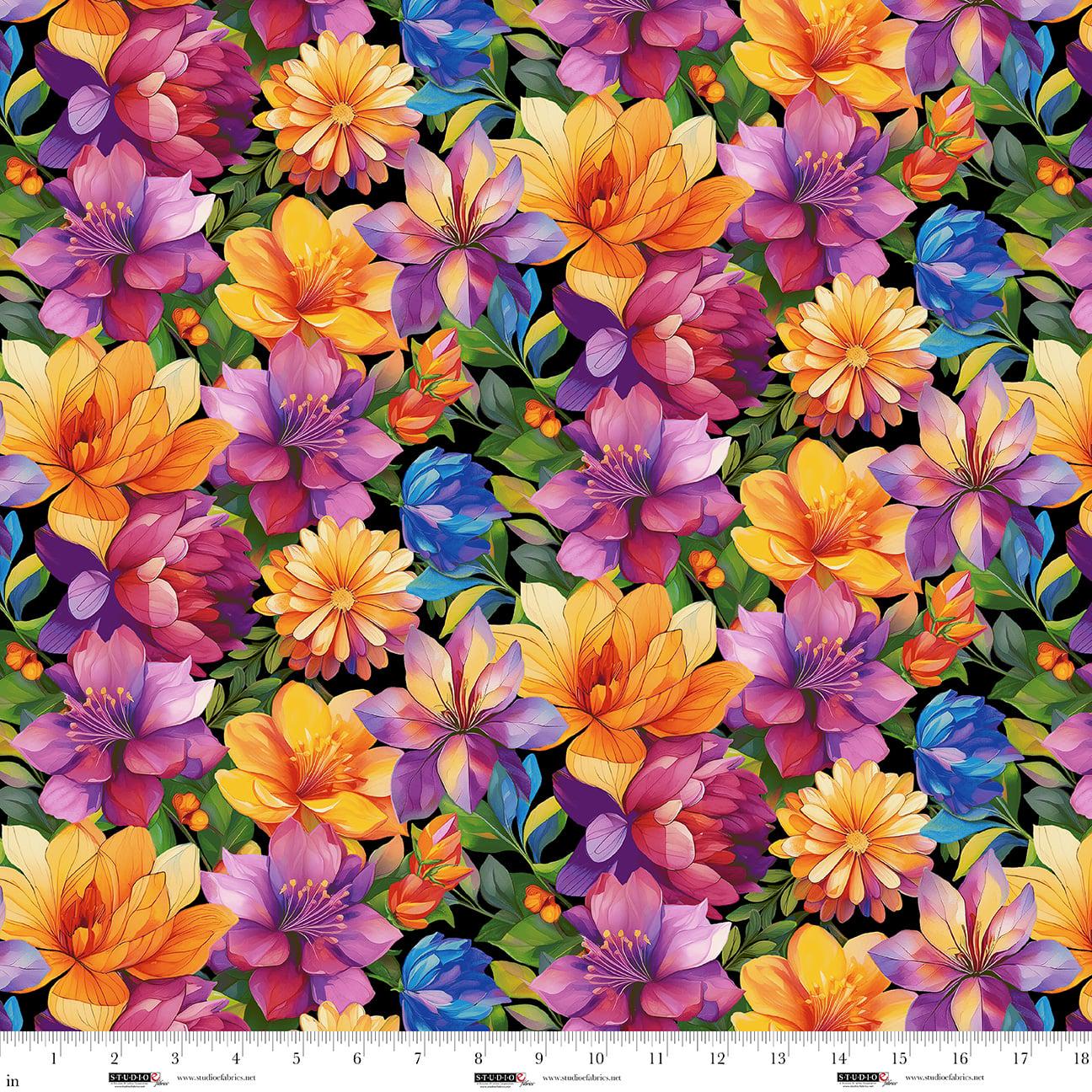 ◡̈⃝★Flowerring★ ◡̈⃝ Multi Large Packed Floral (8689-54) From the Flower Fusion