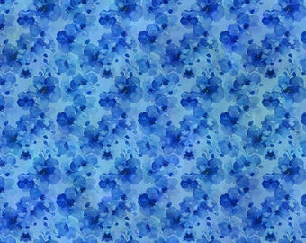 Royal Blossoms (15BDN1) from the Blooming Day & Night Collection by Jason Yenter for In the Beginning Fabrics - Priced by the 1/2 yard