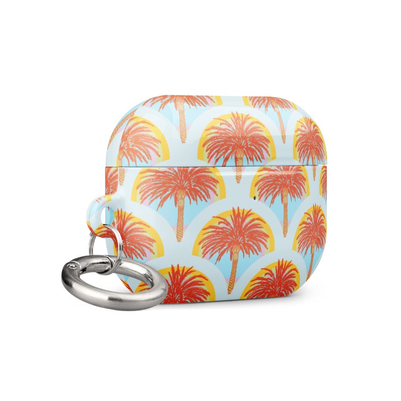 Tropical Sunrise Airpods Case, Palm Tree Sunset Pro 2, 3rd Generation ...